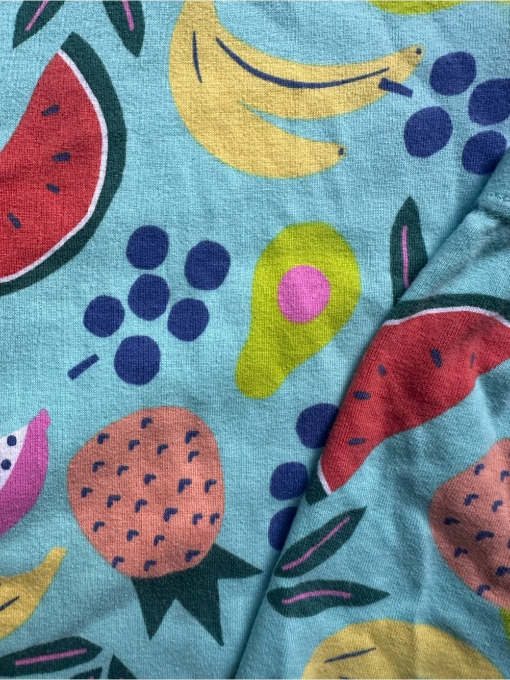 Hanna Andersson Fruit-Print Long Sleeve Pajama Set